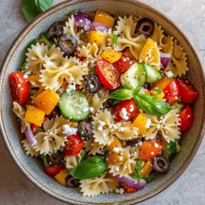 Pasta salads have long been a beloved staple in kitchens around the world, celebrated for their versatility and ability to cater to various tastes and dietary needs. Whether served at summer barbecues, potlucks, or simply enjoyed as a fresh lunch option, pasta salads offer a delightful combination of flavors, textures, and colors that can brighten any table. Among the myriad of pasta salad variations, the Bow Tie Bliss Pasta Salad stands out as a vibrant, nutritious choice that is as pleasing to the eye as it is to the palate.