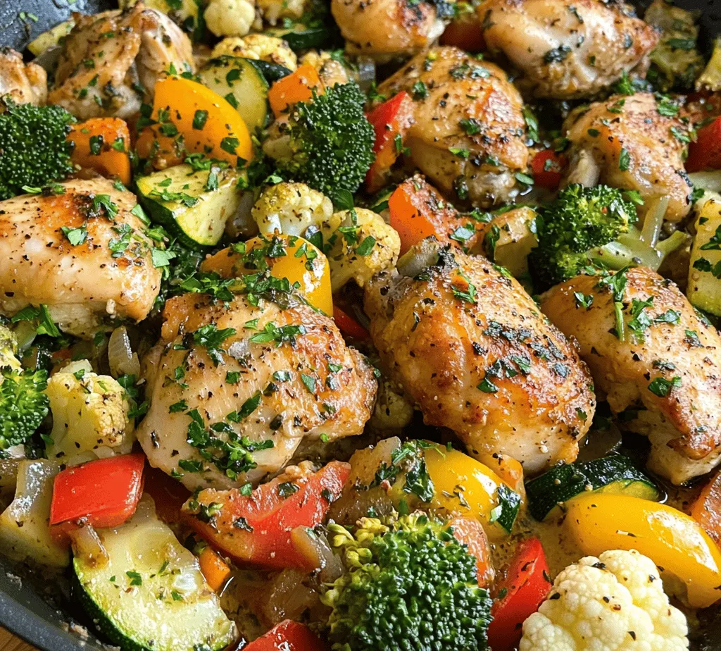 Before diving into the preparation steps, it’s essential to understand the key components that make this dish not only tasty but also nutritious. Each ingredient plays a vital role in the overall flavor profile and health benefits of the One Pot Chicken and Vegetables Skillet.