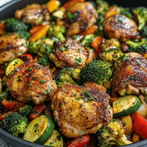 Before diving into the preparation steps, it’s essential to understand the key components that make this dish not only tasty but also nutritious. Each ingredient plays a vital role in the overall flavor profile and health benefits of the One Pot Chicken and Vegetables Skillet.