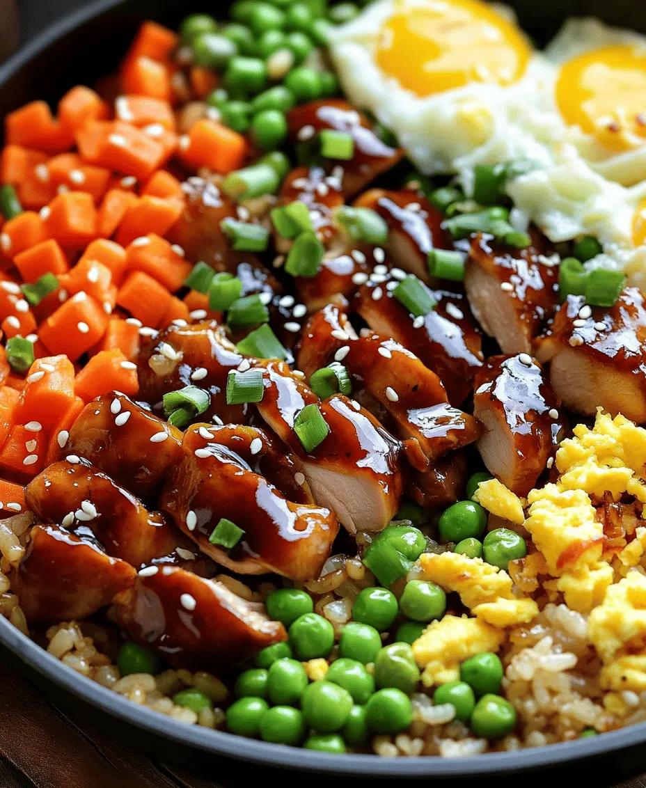 Welcome to the world of culinary fusion, where traditional flavors meet modern cooking techniques to create something truly extraordinary. Today, we’re diving into the savory depths of <strong>Savory Japanese BBQ Chicken Fried Rice Extravaganza</strong>. This dish is a delightful blend of rich, smoky Japanese BBQ flavors combined with the comforting, satisfying elements of fried rice, making it a perfect meal for any occasion.” /></p>
</p>
<h3>Frying the Rice: Achieving the Perfect Texture</h3>
</p>
<p>To achieve the perfect texture for your Japanese BBQ Chicken Fried Rice, mastering the frying technique is crucial. The goal is to create grains of rice that are fluffy yet slightly crispy, providing an enjoyable contrast. One effective method is the “no-stir” technique, which allows the rice to develop a golden crust without constant agitation.</p>
</p>
<p><strong>The No-Stir Technique for Crispy Rice</strong></p>
</p>
<p>Begin by ensuring your cooked rice is cool or leftover rice. Freshly cooked rice tends to be too moist, making it difficult to achieve that desired crispiness. Spread the rice out on a baking sheet and let it cool in the fridge for at least an hour before using it in your fried rice recipe. When it’s time to fry, heat your wok or non-stick skillet over high heat and add a generous amount of oil. It’s important to use a high smoke point oil, such as vegetable or canola oil, to prevent burning.</p>
</p>
<p>Once the oil is shimmering but not smoking, add the rice in an even layer, pressing it down gently with a spatula. Resist the urge to stir it immediately; instead, allow it to fry undisturbed for about 3-4 minutes. This technique helps form a crispy bottom layer. After this time, you can gently lift the edges with your spatula to check for the desired crispiness. If it’s golden and crunchy, flip the rice over to fry the other side. This method transforms the rice into individual grains with an irresistible texture.</p>
</p>
<h3>Scrambling Eggs: The Right Approach</h3>
</p>
<p>Eggs are a common addition to fried rice, providing richness and a beautiful color. To incorporate them seamlessly into your dish, it’s best to scramble them separately before adding them to the rice.</p>
</p>
<p><strong>Technique for Scrambling Eggs</strong></p>
</p>
<p>Crack the eggs into a bowl and whisk them until the yolks and whites are fully combined. Heat a small amount of oil in your pan over medium heat and pour in the eggs. Allow them to cook undisturbed for a few seconds, then gently stir with a spatula, folding the eggs until they are set but still soft. This technique prevents overcooking and ensures they remain fluffy.</p>
</p>
<p>Once the eggs are cooked, transfer them to a plate and set them aside. After you’ve achieved the perfect texture in your rice, it’s time to mix everything together. Gently fold in the scrambled eggs at the end, ensuring they are evenly distributed throughout the rice while maintaining their fluffy texture. This will create a harmonious blend of flavors and textures in your dish.</p>
</p>
<h3>Combining Flavors</h3>
</p>
<p><strong>Importance of Balancing Flavors with Soy Sauce</strong></p>
</p>
<p>Seasoning is the heart of any fried rice dish, and in this recipe, soy sauce plays a pivotal role. However, balancing the saltiness of soy sauce with the sweetness of the BBQ sauce is key to achieving the right flavor profile.</p>
</p>
<p>Start by adding soy sauce to the rice after it has been fried and the other ingredients are incorporated. Begin with a small amount, around one tablespoon, and taste as you go. The goal is to enhance the overall flavor without overwhelming the dish. The umami from the soy sauce pairs beautifully with the savory elements of the BBQ sauce, creating a well-rounded taste.</p>
</p>
<p>To bring out the sweetness and depth of flavor, drizzle in your chosen Japanese BBQ sauce, such as tare or yakitori sauce. This will add a glossy finish to the rice and infuse it with a rich, smoky flavor that complements the chicken beautifully. Stir everything together gently, allowing the sauces to coat the rice evenly.</p>
</p>
<h3>Final Touches: Garnishing for Presentation</h3>
</p>
<p>No dish is complete without a beautiful presentation. Garnishing your Japanese BBQ Chicken Fried Rice not only enhances visual appeal but also adds fresh flavors.</p>
</p>
<p><strong>Role of Green Onions and Sesame Seeds</strong></p>
</p>
<p>Thinly slice green onions and sprinkle them generously over the fried rice just before serving. Their bright green color adds a pop of freshness, while their mild onion flavor complements the other ingredients.</p>
</p>
<p>Additionally, toasted sesame seeds can be showered over the dish for an extra layer of texture and a nutty taste. The contrast between the soft rice and the crunch of sesame seeds elevates the overall experience of the dish.</p>
</p>
<h3>Serving Suggestions</h3>
</p>
<p><strong>Ideal Pairings for Japanese BBQ Chicken Fried Rice</strong></p>
</p>
<p>To create a well-rounded meal, consider serving your Japanese BBQ Chicken Fried Rice alongside complementary dishes. A light miso soup can provide a warm, comforting element to the meal, while a simple cucumber salad dressed with rice vinegar and sesame oil adds a refreshing crunch.</p>
</p>
<p>For beverages, a chilled Japanese beer or a glass of iced green tea pairs wonderfully, balancing the flavors of the dish while enhancing your dining experience.</p>
</p>
<h3>Storage and Reheating Tips</h3>
</p>
<p>If you find yourself with leftovers, don’t worry; fried rice stores well! Allow it to cool completely before transferring it to an airtight container. It can be stored in the refrigerator for up to 3 days.</p>
</p>
<p>When you’re ready to enjoy it again, reheat the fried rice in a skillet over medium heat, adding a splash of water or oil to prevent it from drying out. Covering the pan will help to steam the rice and keep it moist. Stir occasionally until heated through, and it will taste almost as good as freshly made.</p>
</p>
<h3>Nutritional Insights</h3>
</p>
<p><strong>Breakdown of Nutritional Benefits</strong></p>
</p>
<p>This Savory Japanese BBQ Chicken Fried Rice is not only delicious but also offers numerous health benefits. Chicken is an excellent source of protein, essential for muscle repair and growth. It also contains vitamins B6 and B12, which are crucial for energy metabolism and red blood cell production.</p>
</p>
<p>The addition of vegetables such as peas and carrots contributes dietary fiber, vitamins A and C, and antioxidants. These nutrients help support overall health, boost your immune system, and promote healthy digestion.</p>
</p>
<p>Soy sauce, while adding flavor, is also rich in certain minerals. However, moderation is key due to its sodium content. Opt for low-sodium soy sauce if you are watching your salt intake.</p>
</p>
<h3>Cultural Significance</h3>
</p>
<p><strong>Exploring the Roots of Fried Rice in Asian Cuisine</strong></p>
</p>
<p>Fried rice is a beloved staple across many Asian cuisines, with its origins tracing back to China. It is believed that fried rice was created as a way to use leftover rice, promoting resourcefulness in cooking. In Japan, fried rice has evolved to incorporate local flavors and ingredients, resulting in unique variations like “yakimeshi.”</p>
</p>
<p><strong>The Influence of Japanese BBQ on Global Cuisine</strong></p>
</p>
<p>Japanese BBQ, known as yaki, has gained immense popularity worldwide, influencing many culinary traditions. The delicate balance of flavors, the emphasis on quality ingredients, and the communal style of dining have made it a favorite among food enthusiasts. Dishes like teriyaki and yakitori have found their way into mainstream cuisine, showcasing the rich flavors of Japanese BBQ and its versatility.</p>
</p>
<h3>Conclusion</h3>
</p>
<p>Savory Japanese BBQ Chicken Fried Rice is a delightful dish that brings together the comforting elements of fried rice with the exciting flavors of Japanese BBQ. Its versatility allows for customization, making it an excellent option for weeknight dinners or special occasions.</p>
</p>
<p>With simple yet flavorful ingredients, you can easily whip this dish up in your own kitchen, impressing family and friends alike. The balance of crispy rice, tender chicken, and vibrant vegetables creates a satisfying meal that is sure to become a household favorite. So gather your ingredients, follow the steps, and embark on a culinary adventure that celebrates the deliciousness of Japanese cuisine. Enjoy the journey, and happy cooking!</p>
<div id=