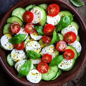 Understanding the components of the Zesty Cucumber Caprese Salad Delight is crucial for crafting the perfect dish. Each ingredient plays a significant role in the overall flavor profile and texture of the salad. Here’s a closer look at the main ingredients you’ll need: