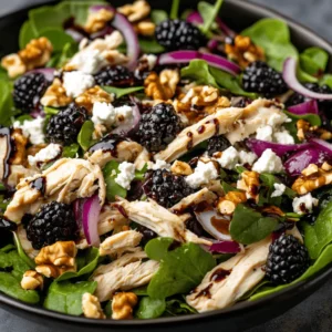 Shredded chicken breast is the star of this salad, providing a lean protein source that can help keep you feeling full and satisfied. The benefits of using cooked chicken breast in salads are numerous; it is low in fat, high in protein, and versatile enough to absorb the flavors of the accompanying ingredients.