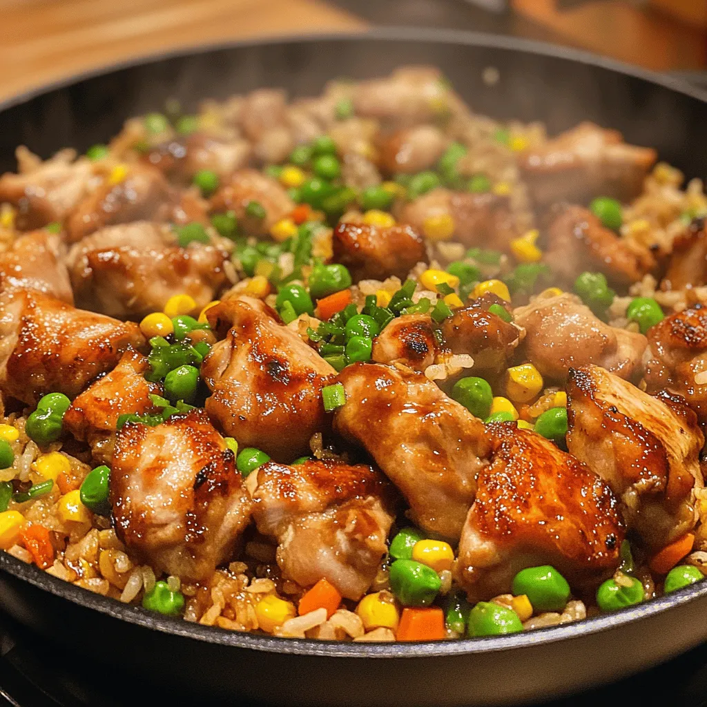 If you’ve ever dined at a hibachi restaurant, you know that the experience is as much about the showmanship as it is about the food. Hibachi cooking, with its sizzling sounds, vibrant flames, and theatrical presentations, has captured the hearts and palates of many. Originating from Japan, hibachi refers to both the cooking style and the grill used to prepare the food. Today, we’ll focus on a delightful dish that embodies the essence of hibachi cooking: Hibachi Chicken with Fried Rice.