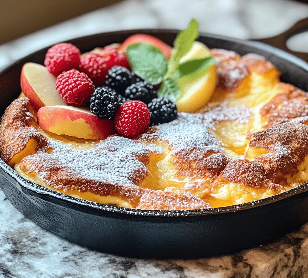 When it comes to breakfast, few dishes capture the hearts—and stomachs—of people as beautifully as pancakes. Among the myriad variations, German pancakes stand out with their unique preparation and texture. Fluffy, airy, and slightly custardy, these baked delights are a wonderful departure from the traditional flapjacks we all know and love. The Fluffy Baked German Pancake Delight elevates this beloved breakfast staple into a dish that is not only delightful to eat but also a feast for the eyes when served.
