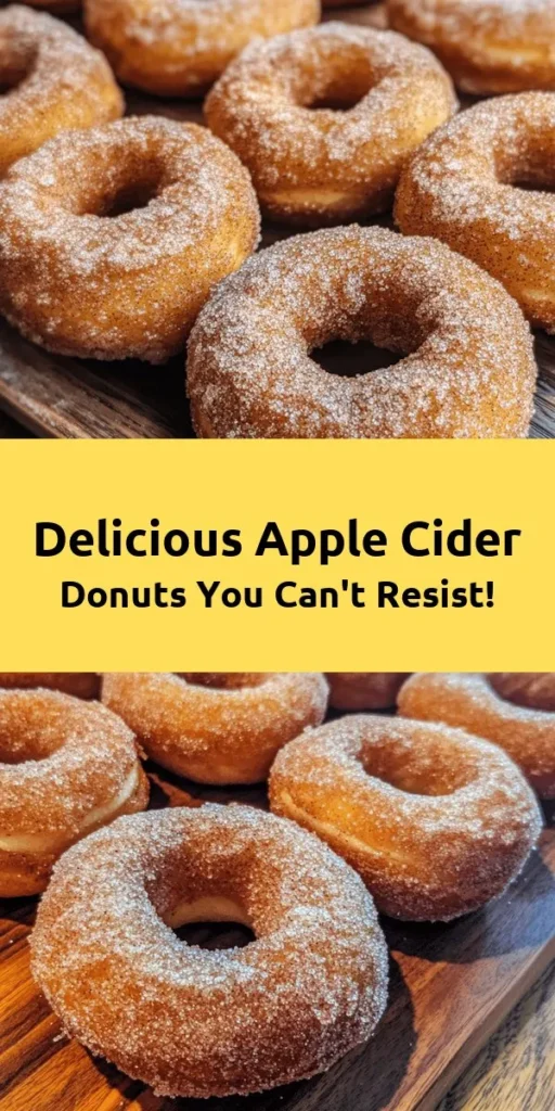 Fall in love with these irresistible apple cider donuts! These baked treats are spiced to perfection with cinnamon and nutmeg, making them the ideal cozy snack. With a light and fluffy texture, they’re easy to whip up in just about 50 minutes. The sweet aroma of reduced apple cider fills your kitchen, creating a delightful experience. Perfect for a breakfast treat or an afternoon pick-me-up, roll them in cinnamon sugar and enjoy warm or at room temperature!